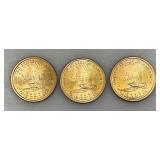 2000 D-P Sacagawea One Dollar Coins