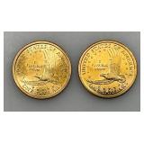 2000 D-P Sacagawea One Dollar Coins