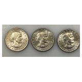 1980 D Susan B Anthony One Dollar Coins