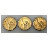 11 Misc. Presidential One Dollar Coins