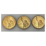 11 Misc. Presidential One Dollar Coins
