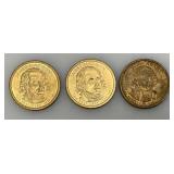 11 Misc. Presidential One Dollar Coins