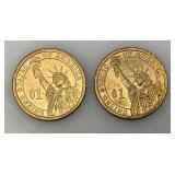 11 Misc. Presidential One Dollar Coins