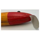 Vintage 18" Wooden Lure Décor (Wood Cracked On Bottom) Adds Character