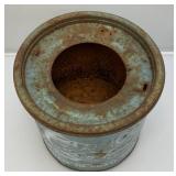 Vintage Metal Coast To Coast Stores Fine Tackle Minnow Bucket (Missing Lid) But Cool Man Cave Item