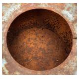 Vintage Metal Coast To Coast Stores Fine Tackle Minnow Bucket (Missing Lid) But Cool Man Cave Item