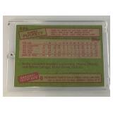 1985 Topps Kirby Puckett Rookie Card In Protective Hard Sleeve