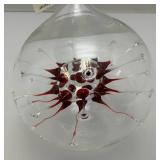 EST. $45.00-$75.00 Hofgut Sternen UFO- Spinnekugel German Hand Blown Atomic Virus Glass Ornament