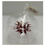 EST. $45.00-$75.00 Hofgut Sternen UFO- Spinnekugel German Hand Blown Atomic Virus Glass Ornament
