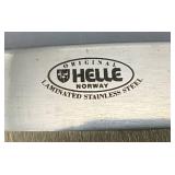 EST. $110.00 - $145.00 HELLE SKOG Knife With leather Sheath