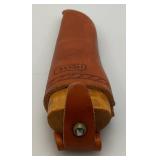 EST. $110.00 - $145.00 HELLE SKOG Knife With leather Sheath