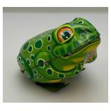 Vintage Key Wind Tin Litho Frog 5"