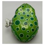 Vintage Key Wind Tin Litho Frog 5"