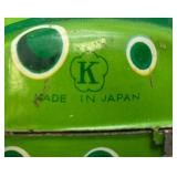 Vintage Key Wind Tin Litho Frog 5"