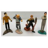 Vintage Star Trek Action Figures And Star Trek Magazines