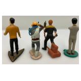 Vintage Star Trek Action Figures And Star Trek Magazines
