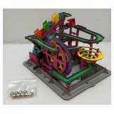 3D Wood Crafted Marble Run 8 1/2" x 9 1/2" x 7"