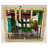 3D Wood Crafted Marble Run 8 1/2" x 9 1/2" x 7"