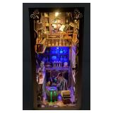 Light Up Handcrafted Wood (Magic Night) Miniature Diarama (Works)