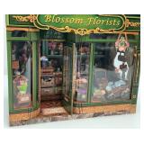 Light Up Handcrafted Wood (Blossum Florists) Miniature Diarama (Works)