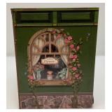 Light Up Handcrafted Wood (Blossum Florists) Miniature Diarama (Works)