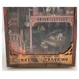 Light Up Handcrafted Wood (Key Tracking) Miniature Diarama (Works)