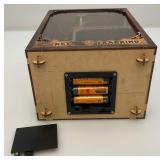 Light Up Handcrafted Wood (Key Tracking) Miniature Diarama (Works)