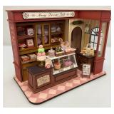 Light Up Handcrafted Wood (Honey Dessert Talk) Miniature Diarama (Works)