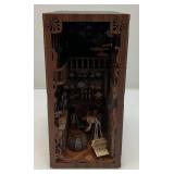 Light Up Handcrafted Wood (Magic Night) Miniature Diarama (Works)