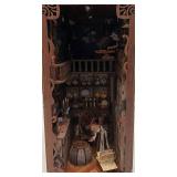 Light Up Handcrafted Wood (Magic Night) Miniature Diarama (Works)