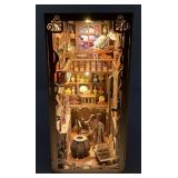 Light Up Handcrafted Wood (Magic Night) Miniature Diarama (Works)