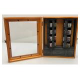 Handcrafted Wood (Library) Miniature Diarama With Manual Rotating Book Shelves