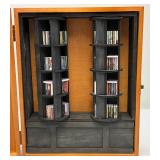Handcrafted Wood (Library) Miniature Diarama With Manual Rotating Book Shelves
