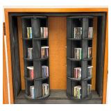 Handcrafted Wood (Library) Miniature Diarama With Manual Rotating Book Shelves