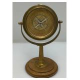Vintage 4 3/4" Free Standing Brass Compass