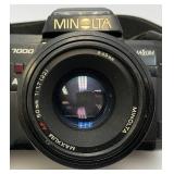 Vintage Cameras Including Kodak And Minolta 7000 Maxxum
