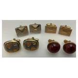 Misc. Vintage Tie Clips And Cuff Links