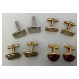 Misc. Vintage Tie Clips And Cuff Links