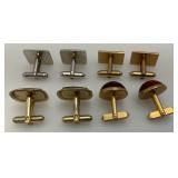 Misc. Vintage Tie Clips And Cuff Links