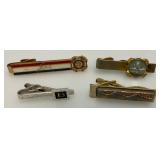 Misc. Vintage Tie Clips And Cuff Links