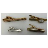Misc. Vintage Tie Clips And Cuff Links