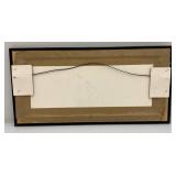 Framed Behind Glass BRETT FARVE Passing Through The Years 10" x 20 1/2"