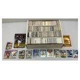 Misc. Unsorted Football Cards Some In Protective Sleeves