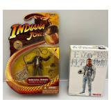 Misc. Collectible Action Figures Including Indiana Jones And Takara The Royal Museum Of Science II Invasion Mini Figurine Martians (New Old Stock)