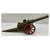 Est. $75.00-$125.00 Vintage 24 1/2" Long Big Bang Cannon (Missing Back Cap)