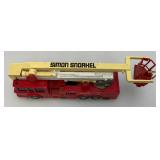 Vintage Matchbox Super King Simon Snorkel Fire Truck 10"