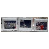 Vintage MOVI Motion Vision Football Cards Including BARRY SANDERS, JERRY RICE And JOHN ELWAY In Hard protective Cases