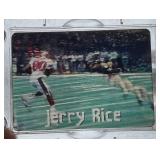 Vintage MOVI Motion Vision Football Cards Including BARRY SANDERS, JERRY RICE And JOHN ELWAY In Hard protective Cases