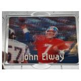 Vintage MOVI Motion Vision Football Cards Including BARRY SANDERS, JERRY RICE And JOHN ELWAY In Hard protective Cases