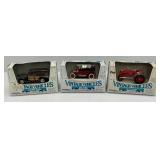 Vintage Miniature 1:43 Scale Ertl Die Cast Cars And Tractor (New Old Stock)